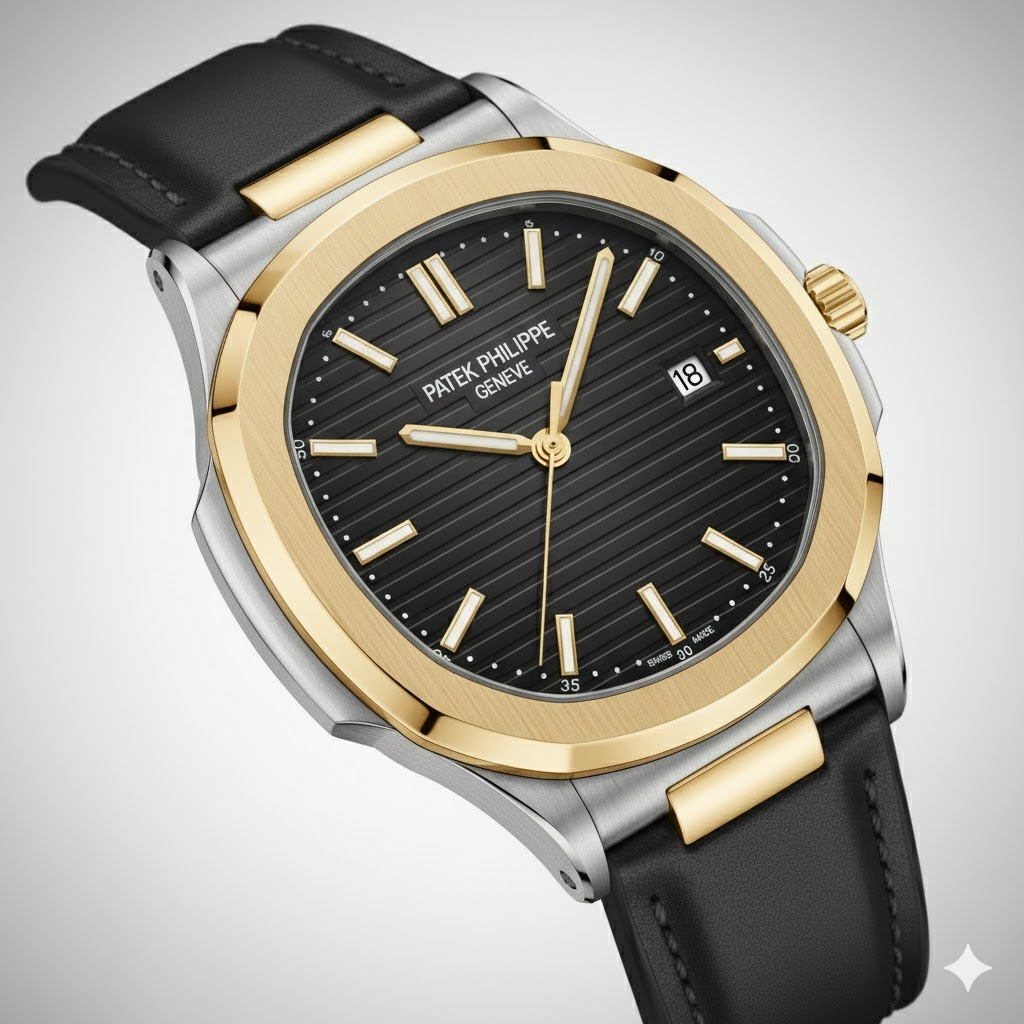 Patek Philippe Nautilus Ref. 3800 Two-Tone - Image 3