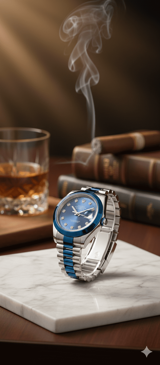 Rolex Date just Azure Edition - Image 6