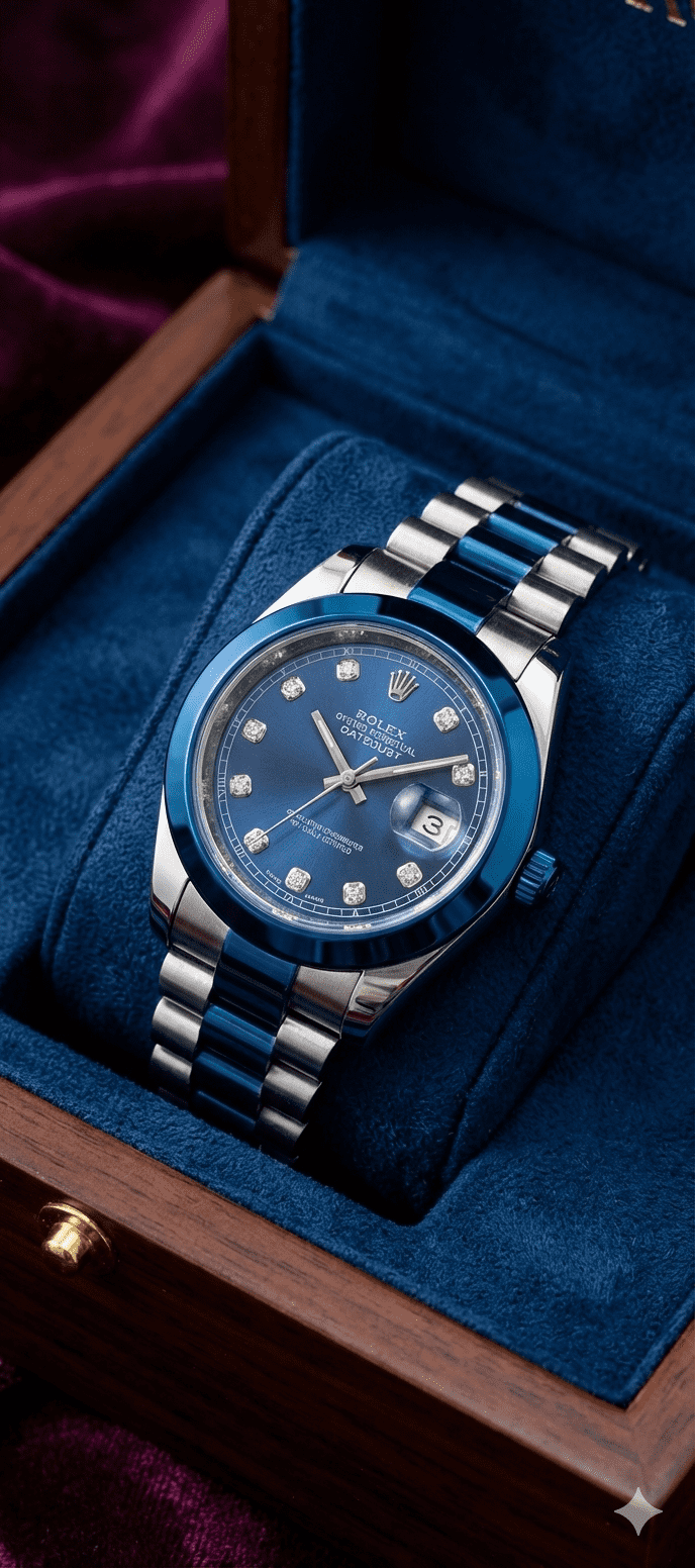 Rolex Date just Azure Edition - Image 2
