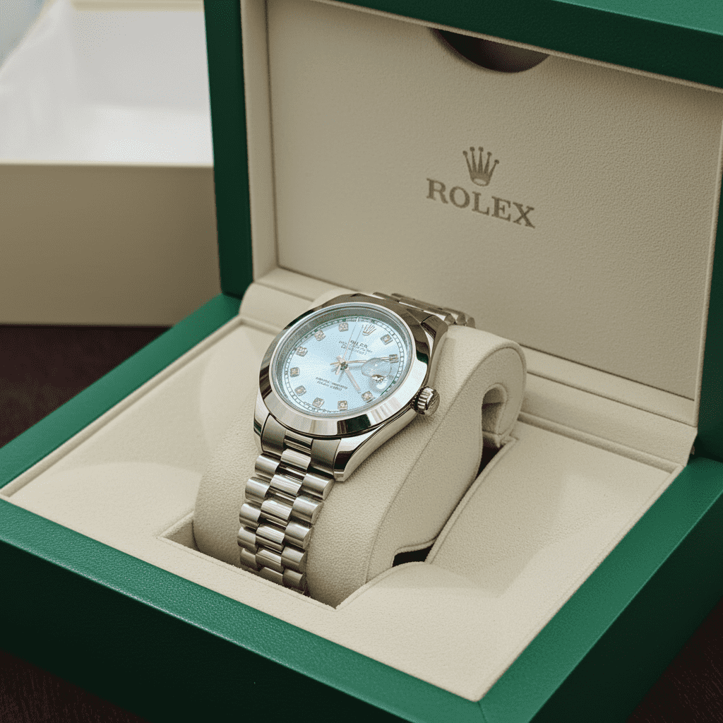 Rolex Glacier Blue Prestige Date-just - Image 3
